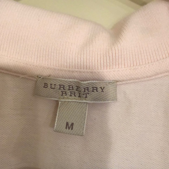 Burberry light pink polo top - Picture 3 of 4